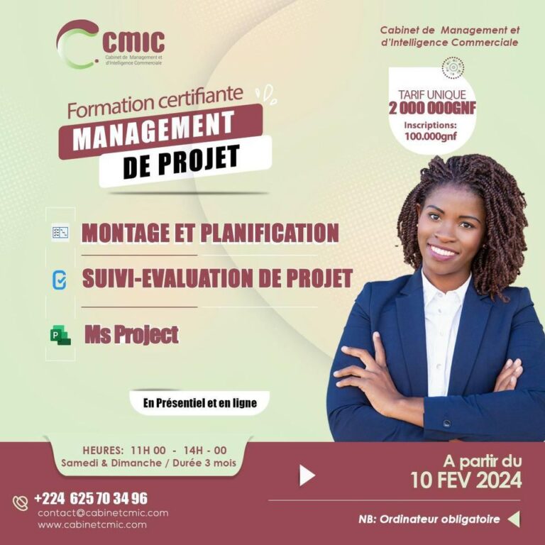 Formation en Management de projet